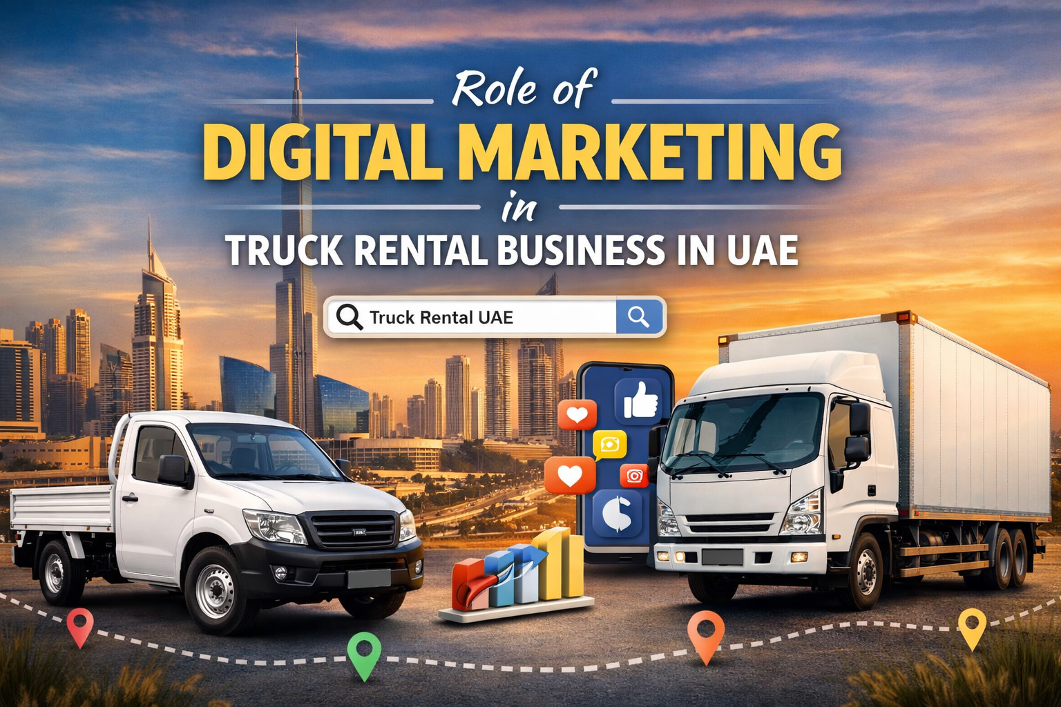 Role of Digital Marketing in Truck Rental Business in UAE